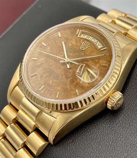 rolex 18038 wood dial